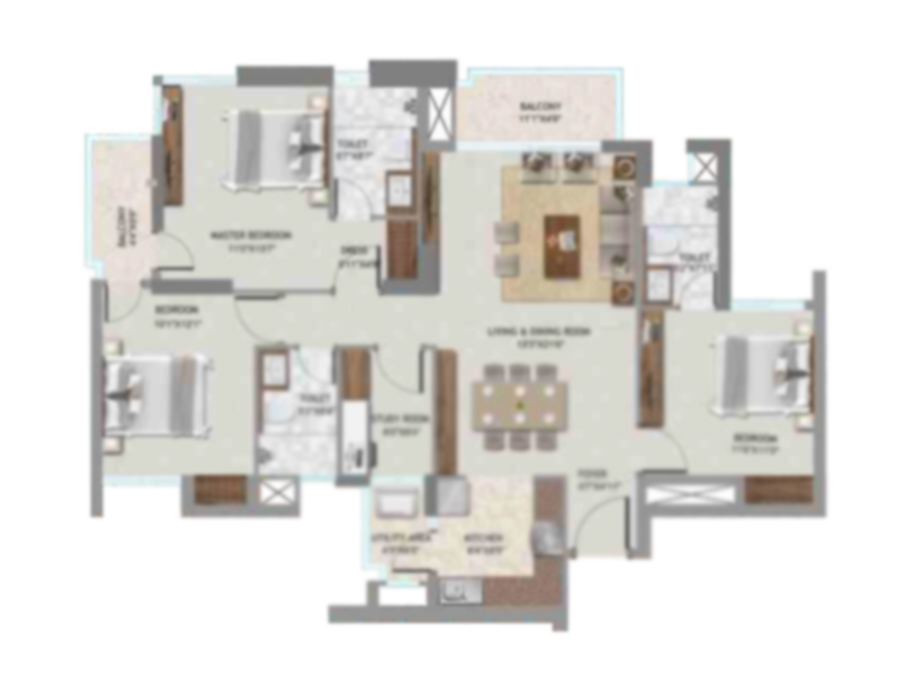 Godrej Aristocrat sec 49 Gurgaon floor plan