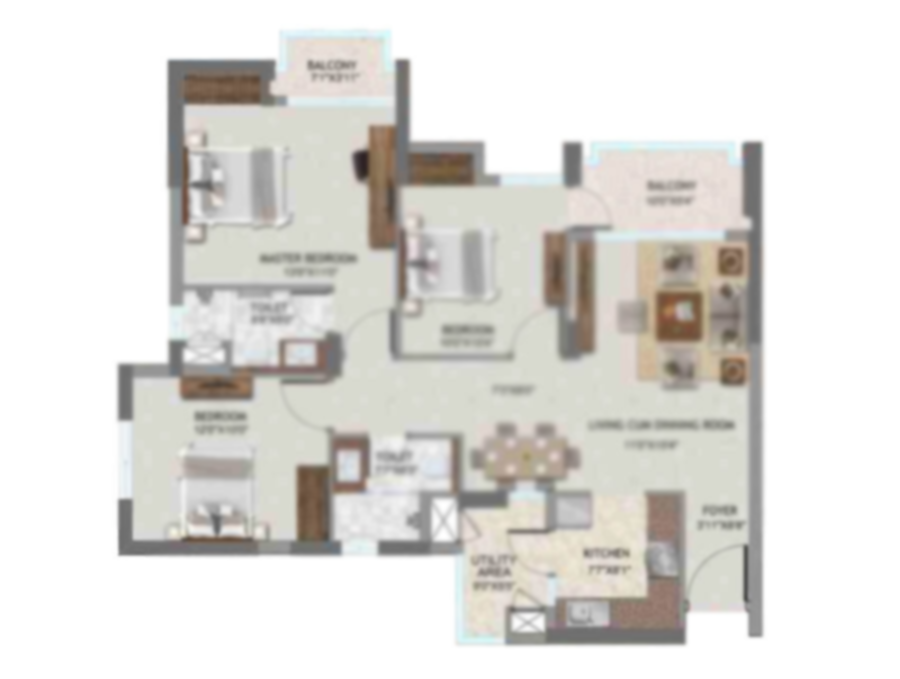 Godrej Aristocrat 49 Gurgaon floor plan